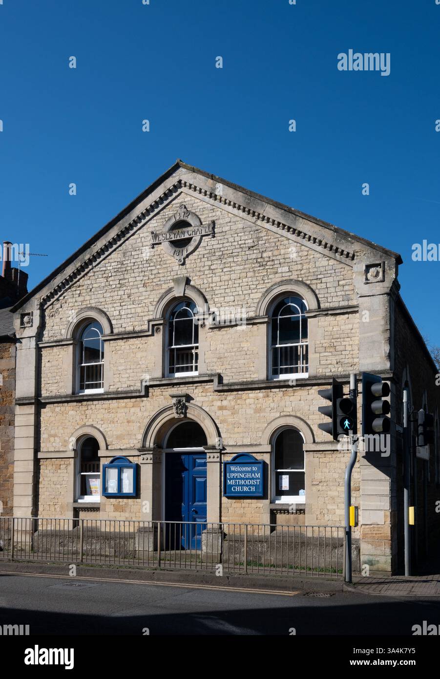 Uppingham Methodist Church, Rutland, England, Großbritannien Stockfoto