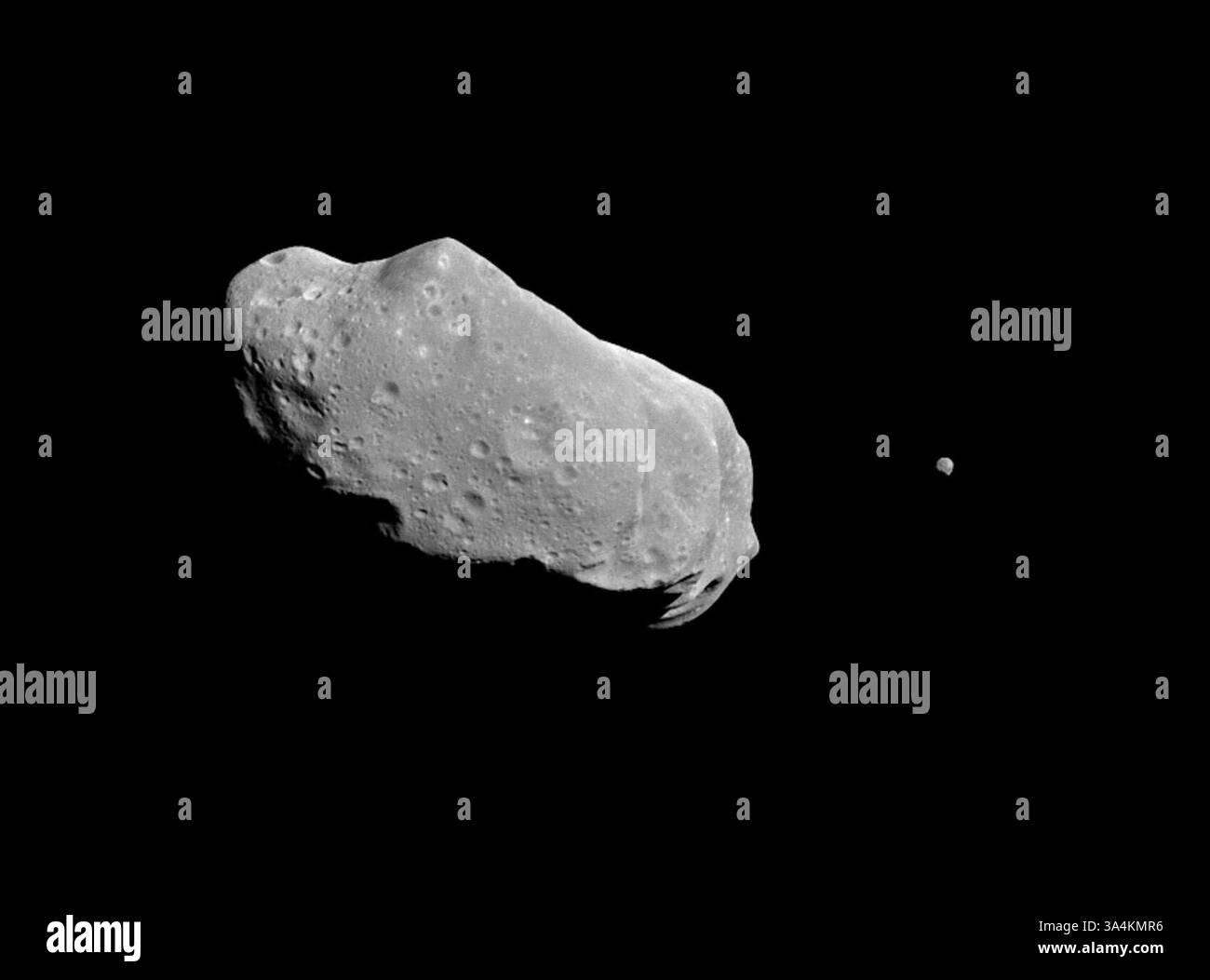 22. Juni 2009 - Wissenschaftler haben weitere Beweise gefunden, dass es Wasser auf der Erde gibt, weil unser wasserloser Planet von einem wässrigen Asteroiden getroffen wurde... Der Asteroid soll uns dann die Ozeane, die Flüsse und Seen und alles Leben, das danach folgte, geschenkt haben... Die Theorien von Astronomen und Physikern sind entstanden, weil sie GD61 beobachtet haben, eine sterbende Sonne 150 Lichtjahre entfernt... Dr. Jay Fahiri vom Institut für Astronomie in Cambridge erklärte dem heutigen Programm Evan Davis, dass das Wasser der Erde von außen stammen muss... Einige große, wasserreiche Asteroiden sind ein ausgezeichnetes Cand Stockfoto