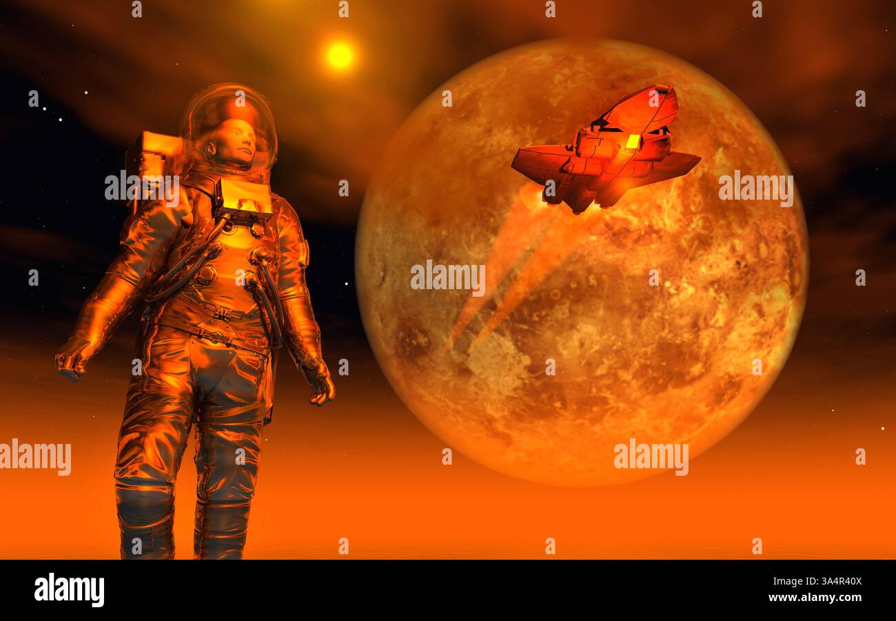 Red Planet Stockfoto