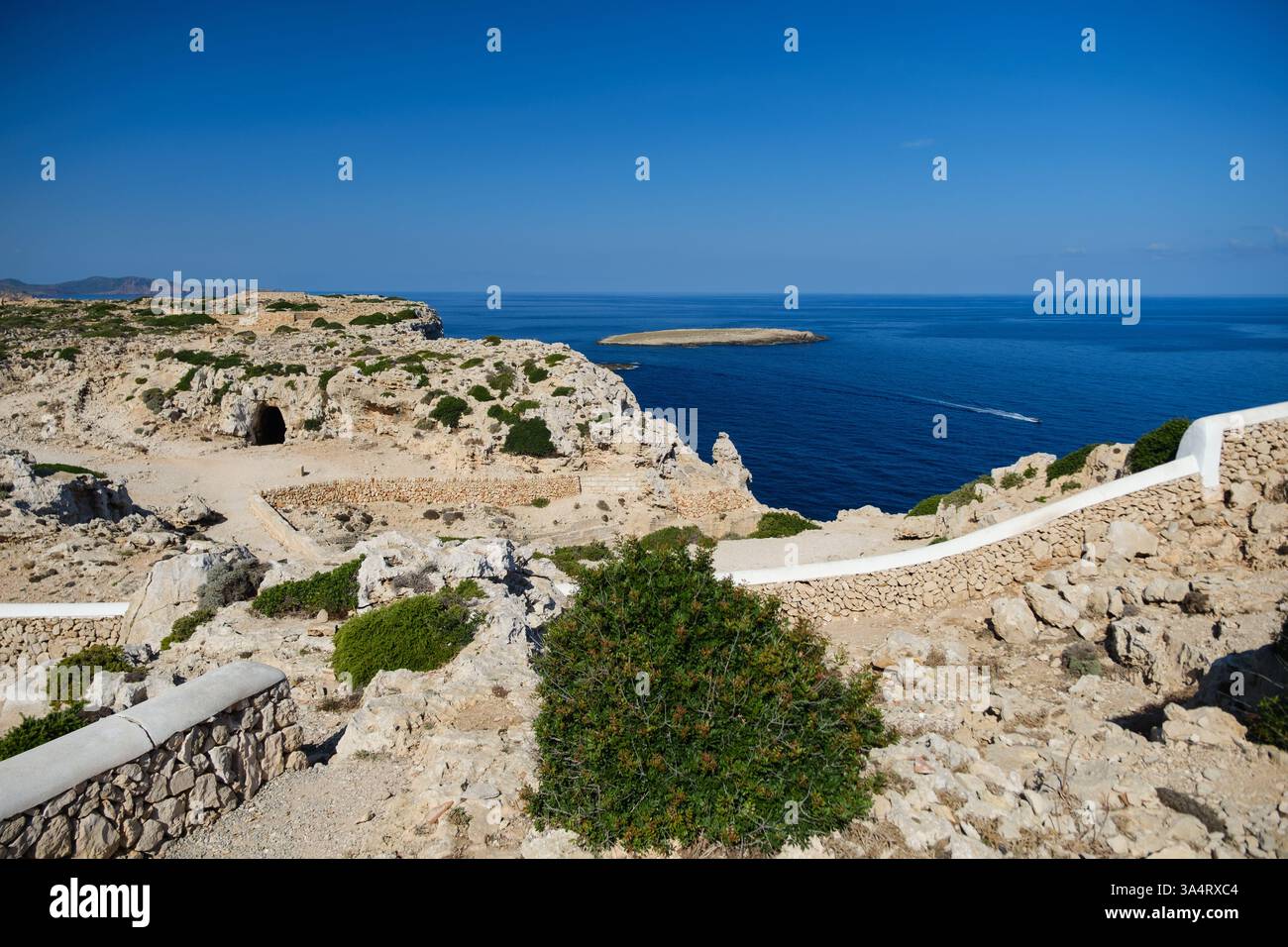 Far de Cavalleria, Menorca, Illes Balears, Spanien Stockfoto
