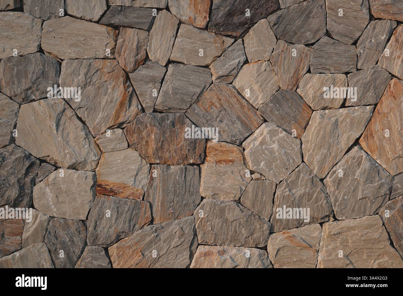 Naturstein-Textur für Innen- und Außendesign-Anwendungen und -Zwecke Stockfoto