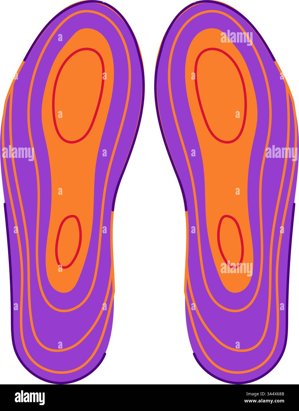 Elektrische beheizte Einlegesohlen im Freien Cartoon Vektor Illustration Stock Vektor