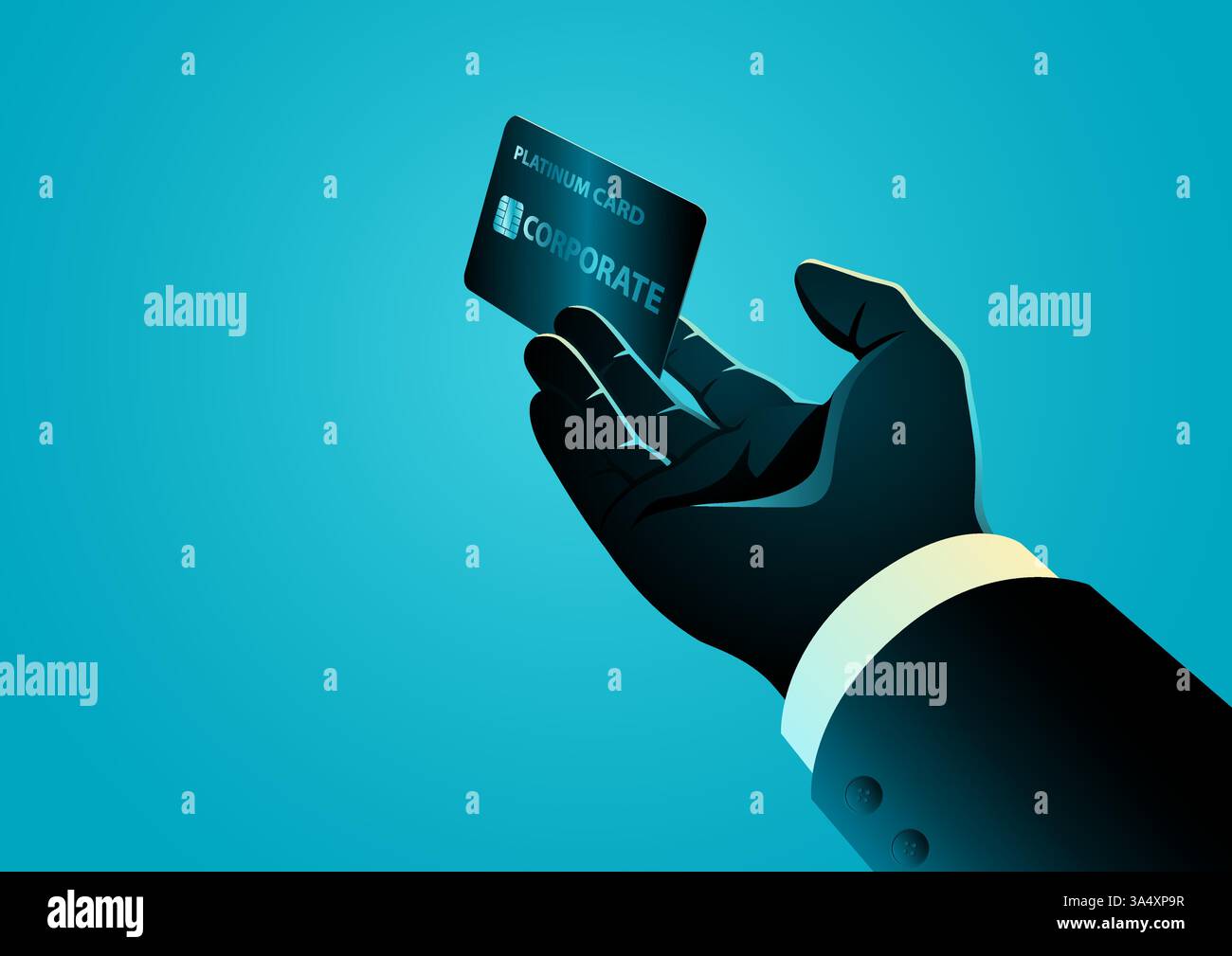 Vektor-Illustration einer Geschäftsmanns Hand, die eine Platin-Firmenkarte präsentiert. Themen für erfolgreiche Karriere, Führungsprioritäten und Bankgeschäfte Stock Vektor Vektor-Illustration einer Geschäftsmanns Hand, die eine Platin-Firmenkarte präsentiert. Themen für erfolgreiche Karriere, Führungsprioritäten und Bankgeschäfte Stock Vektor