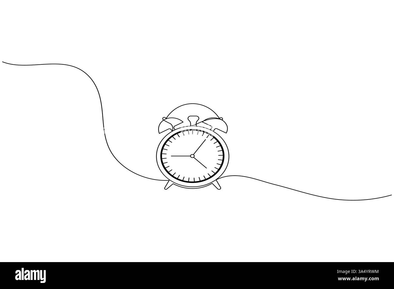 Durchgehende einzeilige Zeichnung und minimalistischer Stil isolieren das Konturvektorsymbol Stock Vektor