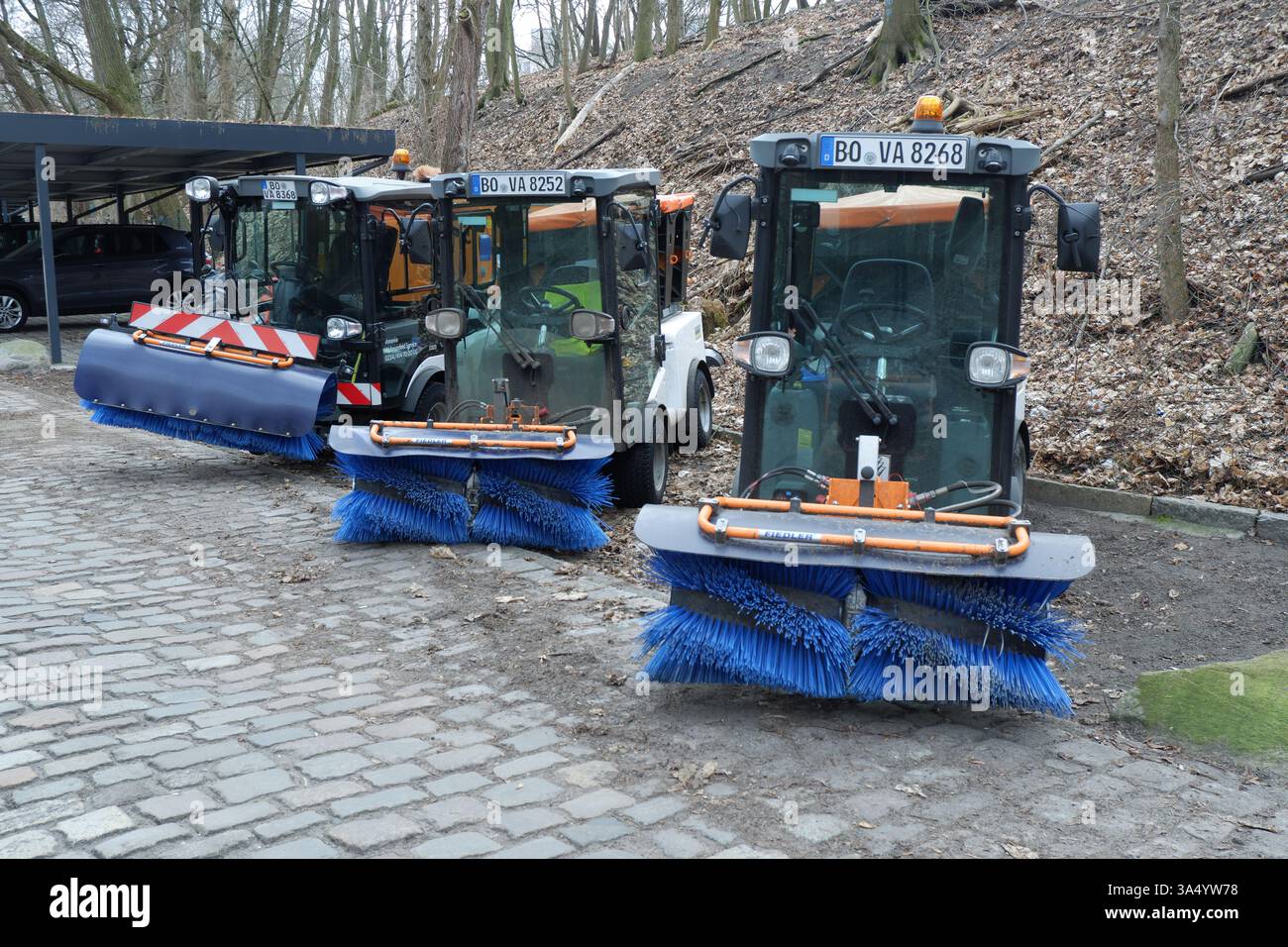 Seimensstadt in Berlin Charlottenburg 2025 umfasst ikonische Sozialwohnungen 1929–34, die von Architekten unter anderem Walter Gropius entworfen wurden. Stockfoto