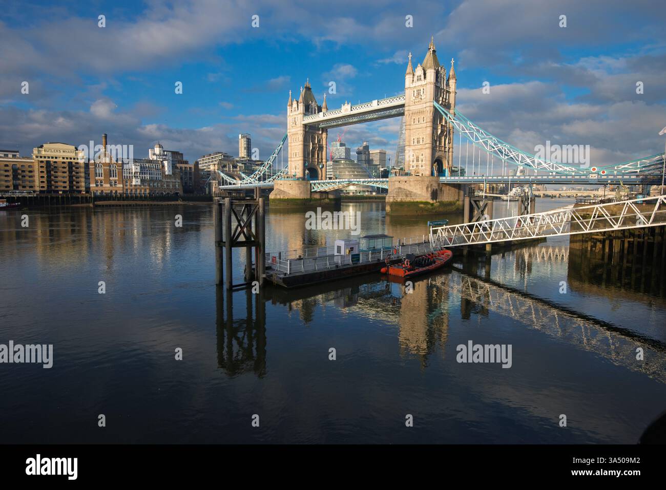 Wahrzeichen von London, Tower Bridge, London, England, Großbritannien Stockfoto