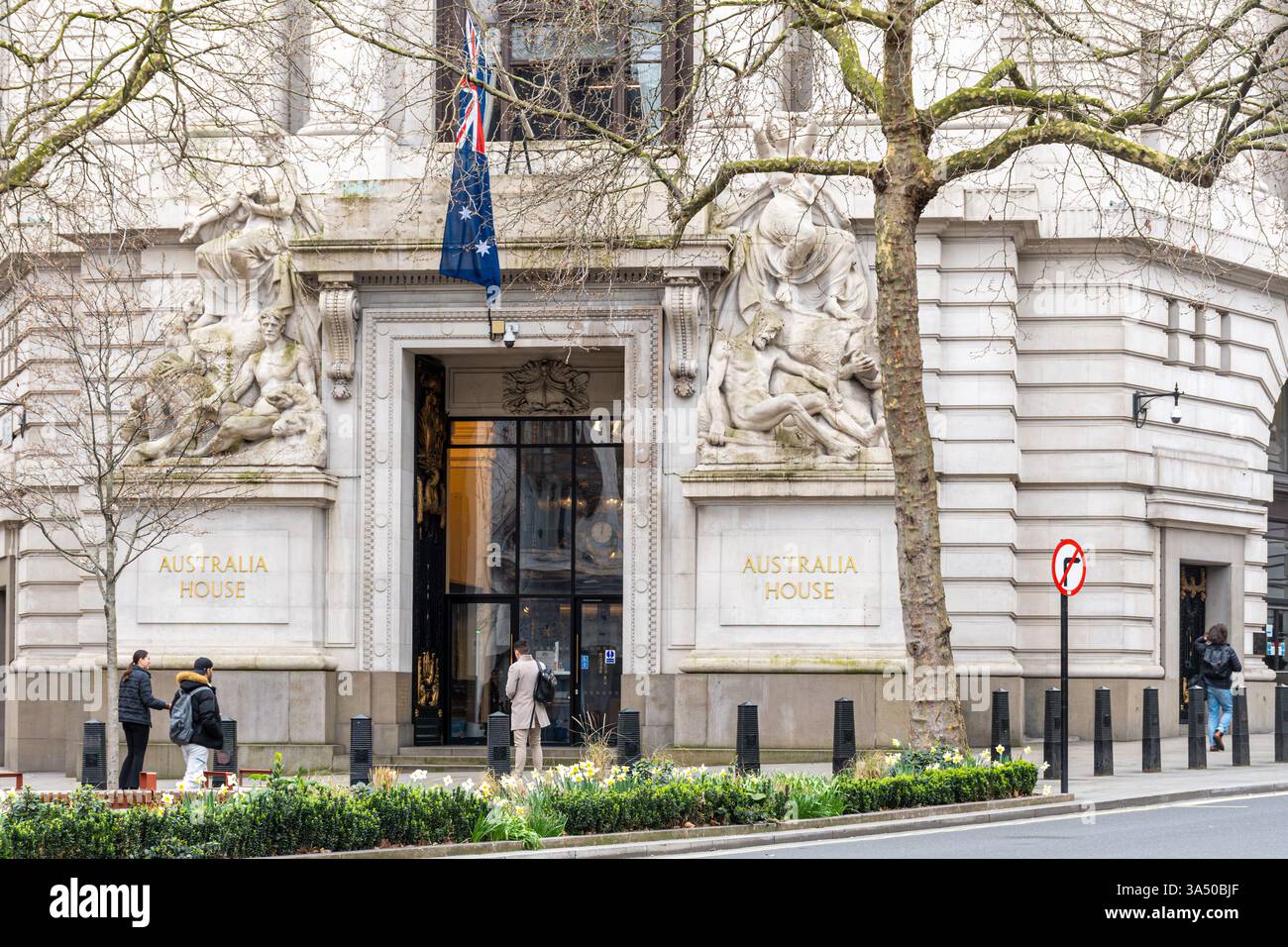 Australia House Building, Australia High Commission on the Strand, London, England, Großbritannien Stockfoto