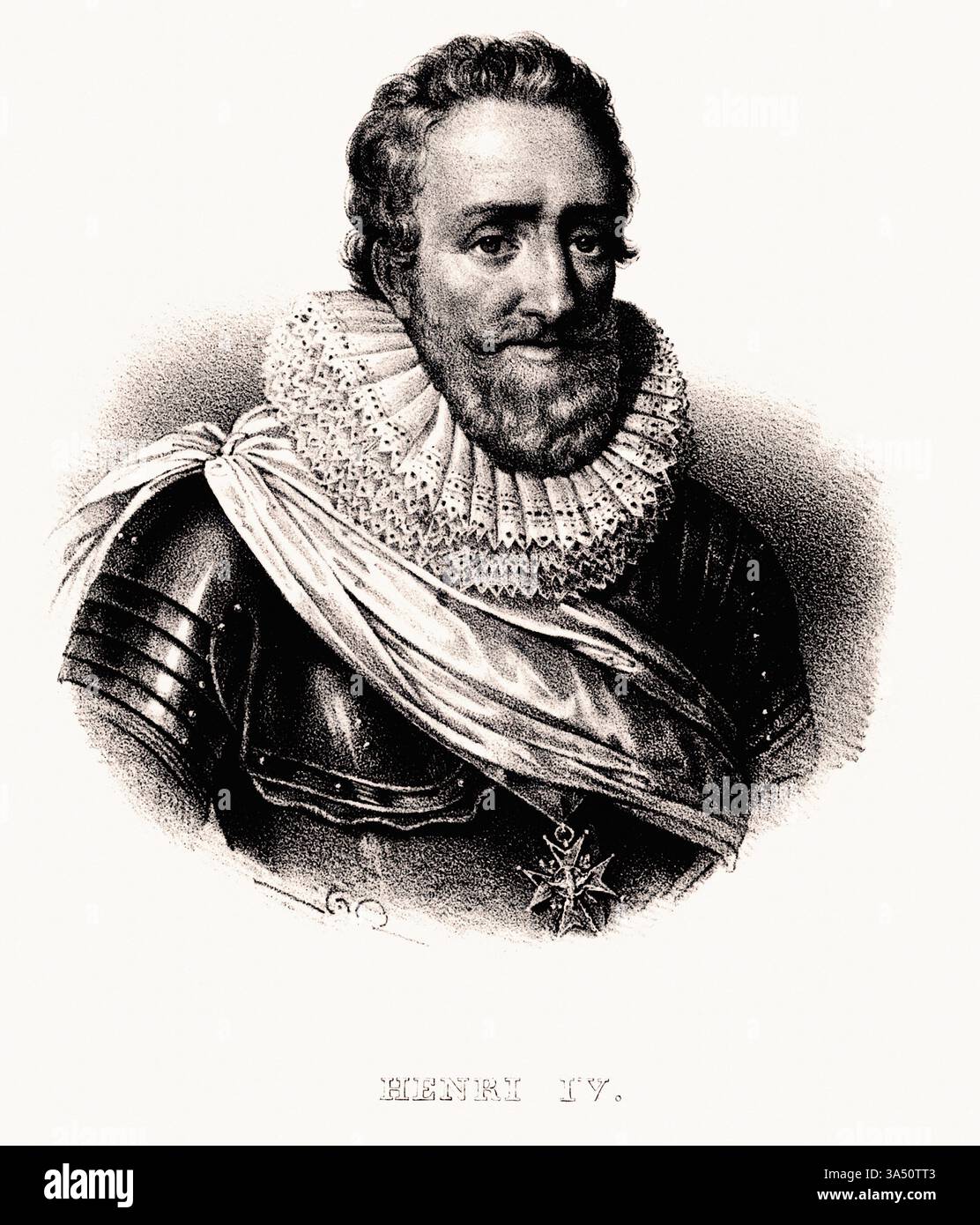 Porträt von Heinrich IV. (1553–1610) König von Navarra und Frankreich Stockfoto