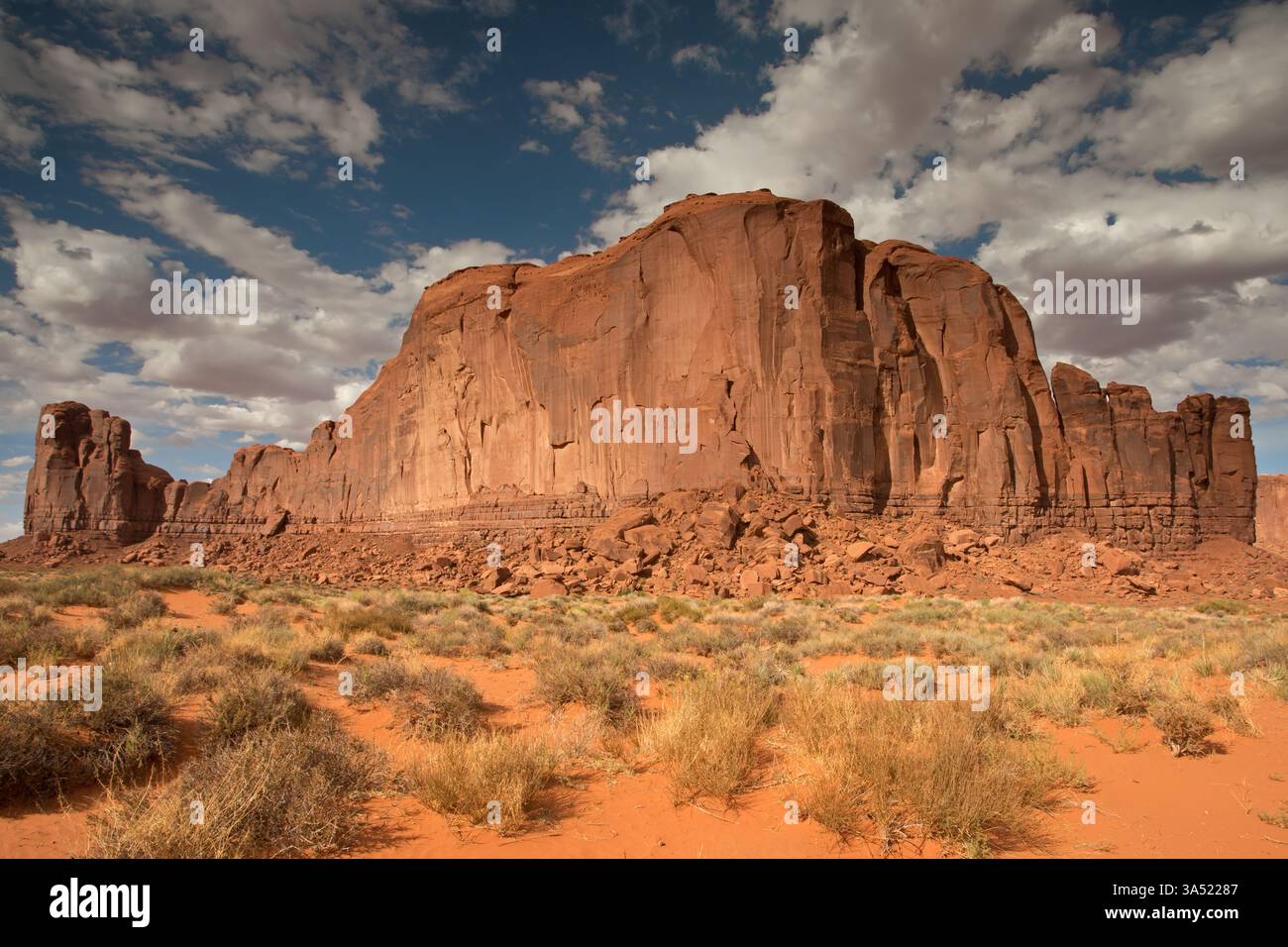 Monument Valley und Buttes Stockfoto