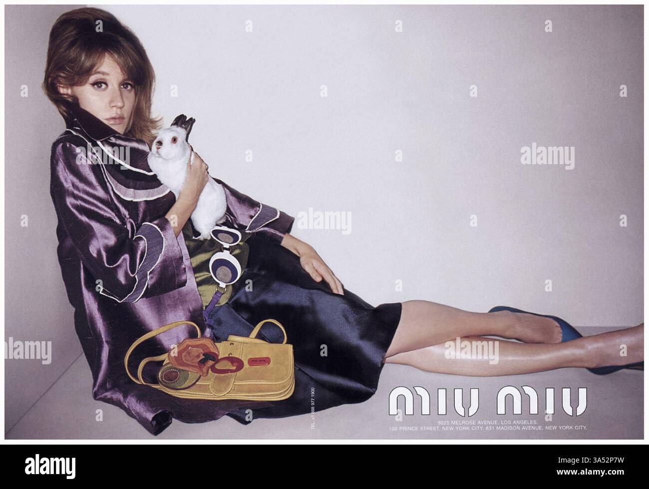 2005 Ludivine Sagnier für Miu Miu Ad Stockfoto 2005 Ludivine Sagnier für Miu Miu Ad Stockfoto