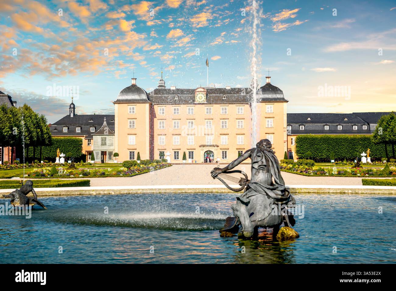 Schloss Schwetzingen, Deutschland Stockfoto