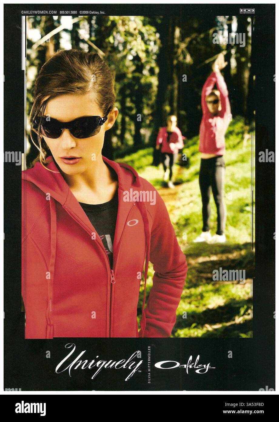 2009 Silvia Mittermuller für Oakley Printwerbung Stockfoto 2009 Silvia Mittermuller für Oakley Printwerbung Stockfoto