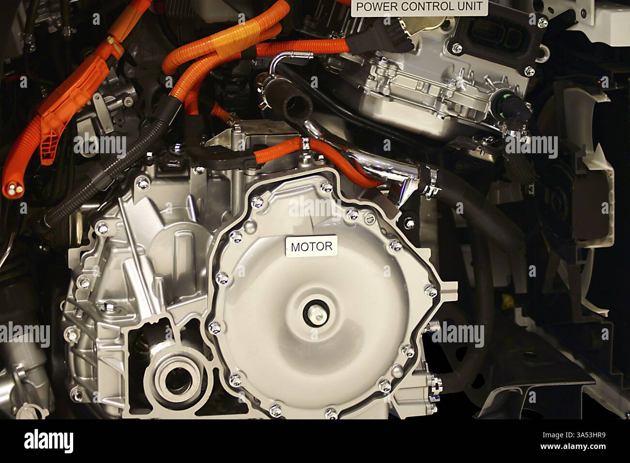 Motorblock Stockfoto