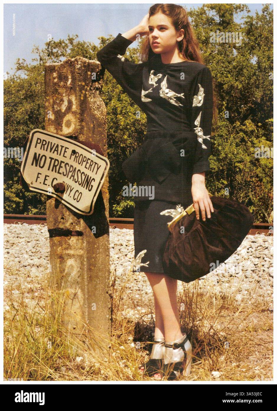 2011 Miu Miu Herbst/Winter '11 Printwerbung mit Hailee Steinfeld von Bruce Weber Stockfoto 2011 Miu Miu Herbst/Winter '11 Printwerbung mit Hailee Steinfeld von Bruce Weber Stockfoto