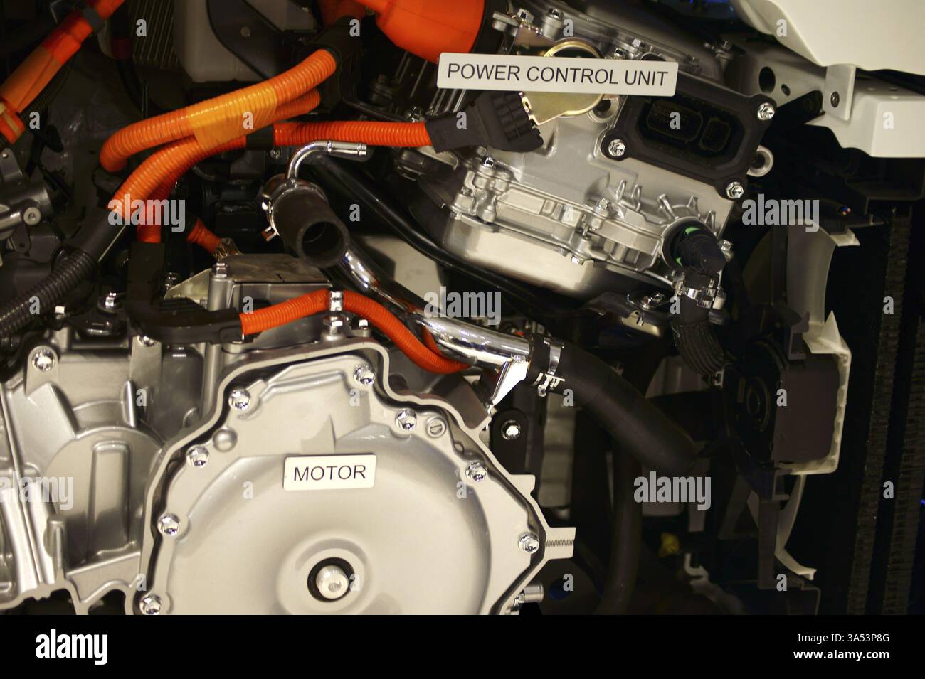 Motorblock Stockfoto