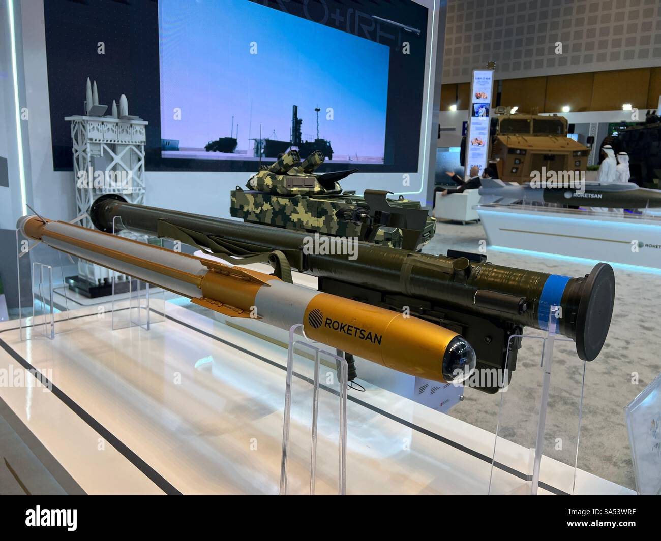 Das SUNGUR Air Defence Missile System wurde für die Kurzstreckenflugverteidigung von bewegten/stationären Truppen und Einrichtungen im Gefecht entwickelt Stockfoto