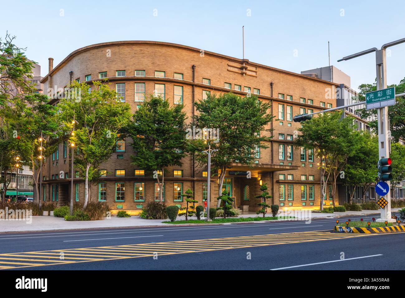 14. Juli 2022: Das Chiayi Art Museum, eine ehemalige Fabrik der Chiayi-Niederlassung des Taiwan Tobacco and Wine Monopoly Bureau, wurde ursprünglich 193 erbaut Stockfoto