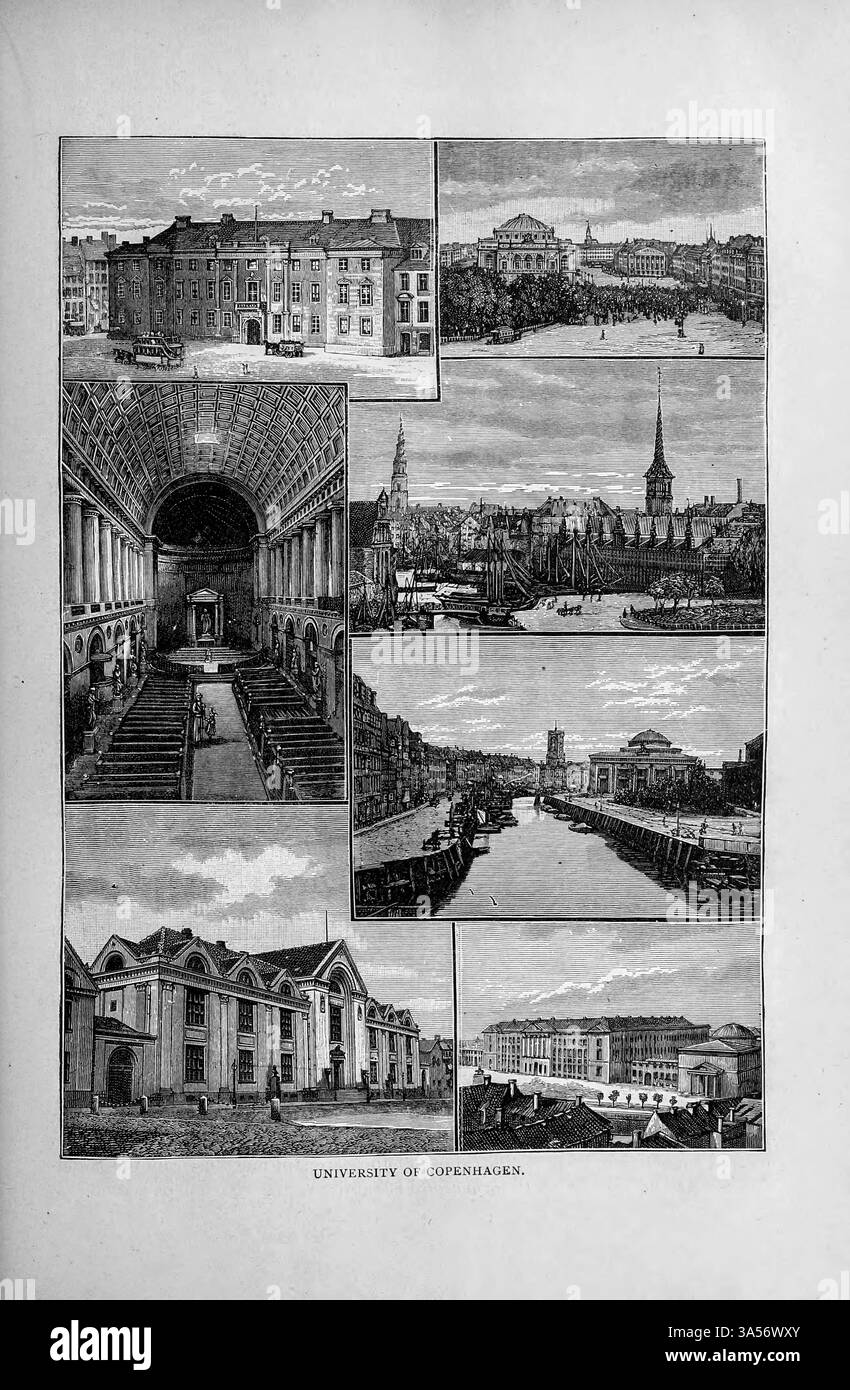 UNIVERSITÄT KOPENHAGEN Ridpath's Universal History : ein Bericht über den Ursprung, den primitiven Zustand und die ethnische Entwicklung der großen Rassen der Menschheit und über die Hauptereignisse in der Evolution und dem Fortschritt des zivilisierten Lebens unter Menschen und Nationen, aus neueren und authentischen Quellen mit einer vorläufigen Untersuchung über die Zeit, den Ort und die Art des Beginns von Ridpath, John Clark, 1840-1900 Band 5 1897 Stockfoto