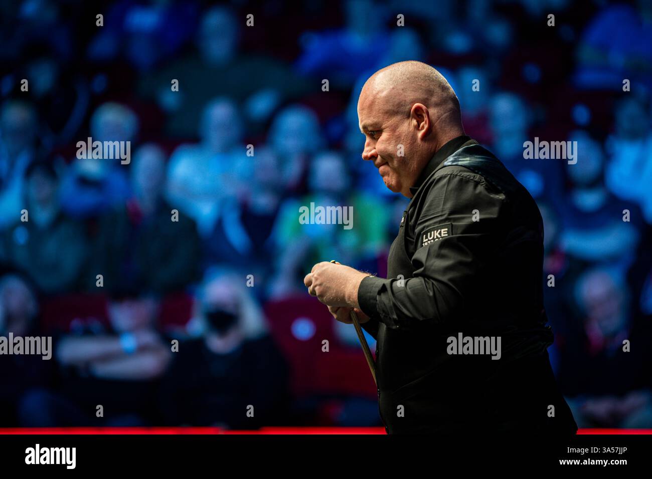 21. März 2025; Telford International Centre, Telford, England: 2025 The Players Championship, Day 5; John Higgins Stockfoto