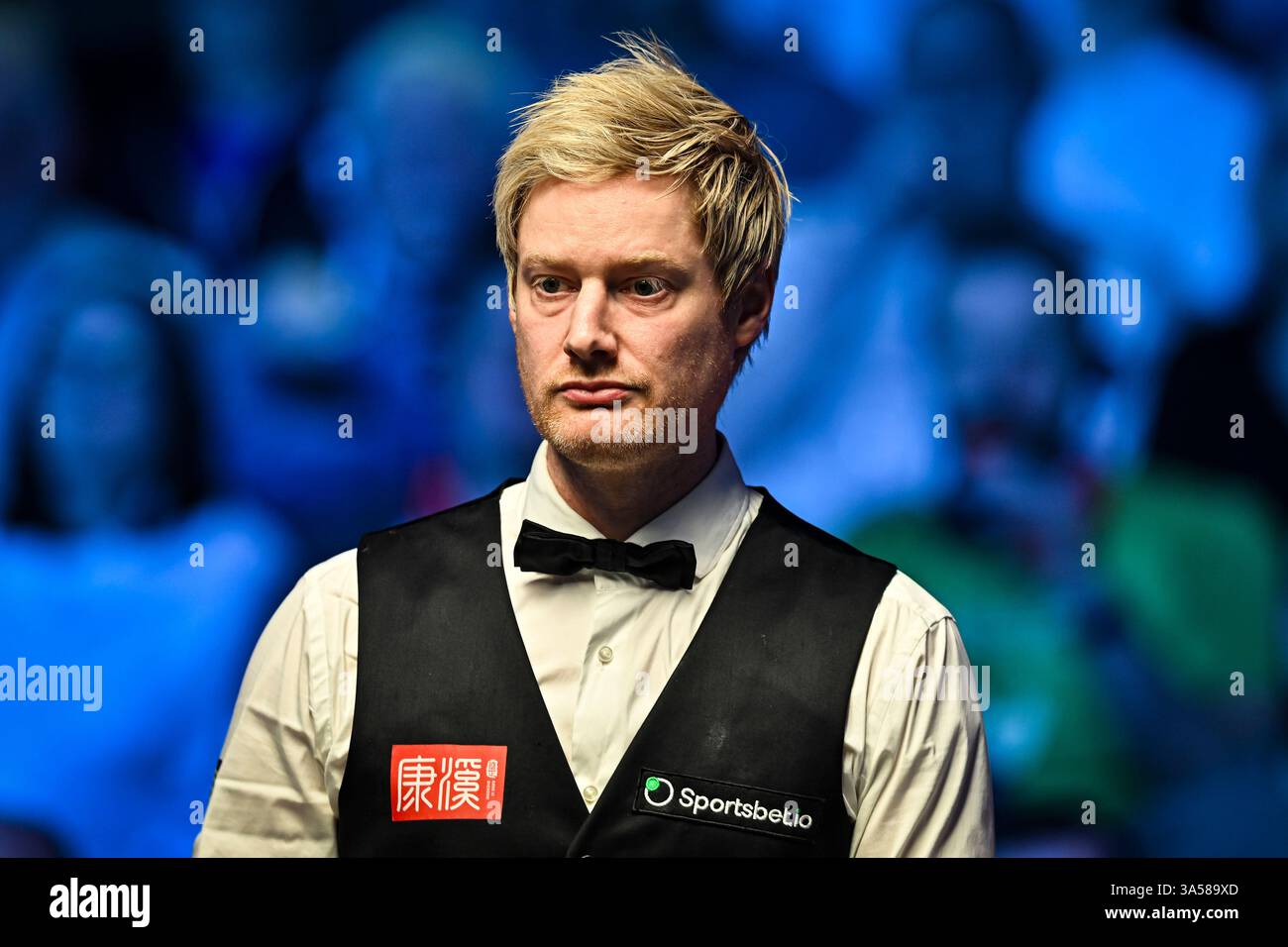 21. März 2025; Telford International Centre, Telford, England: 2025 The Players Championship, Day 5; Neil Robertson Stockfoto