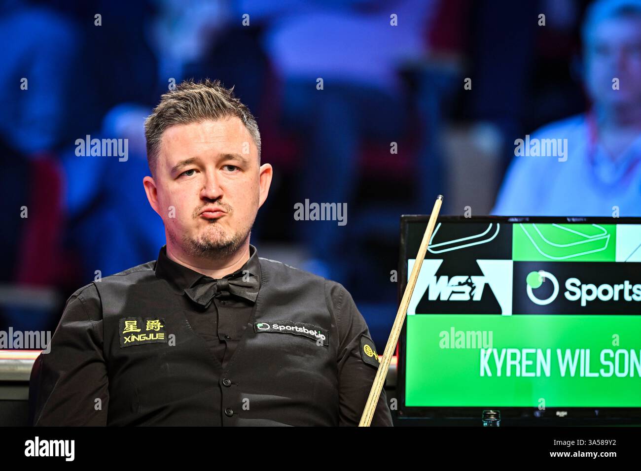 21. März 2025; Telford International Centre, Telford, England: 2025 The Players Championship, Day 5; Kyren Wilson Stockfoto