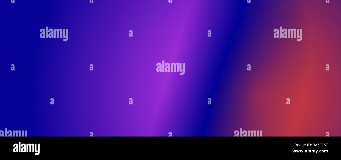 Hintergrund mit trendigem Verlauf und Rauschen. Die Farben Violett und Blau und Rot. Blendung durch Linsen, Überlagerungsstruktur. Vektorbanner mit Staub und glatt Stock Vektor