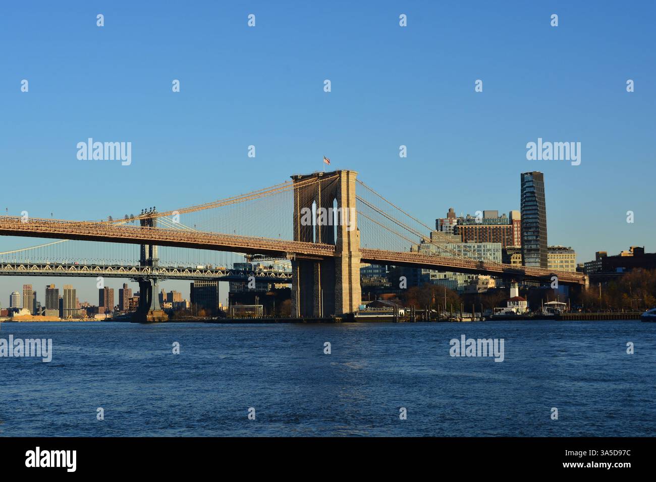 Brooklyn Brücke in New York City, USA Stockfoto