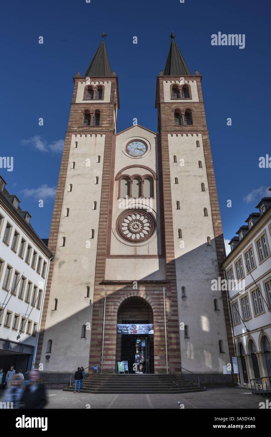 Kilianskathedrale, Würzburg, Unterfranken, Bayern, Deutschland, Europa Stockfoto