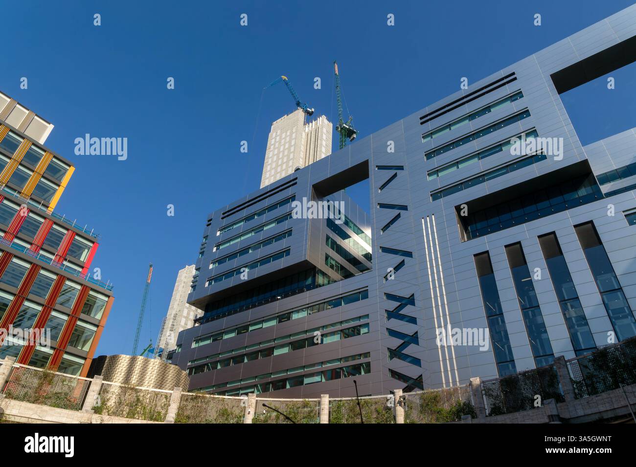 Sanierung Neubau von Gebäuden in Broadgate, Liverpool Street, London, England, Großbritannien Stockfoto