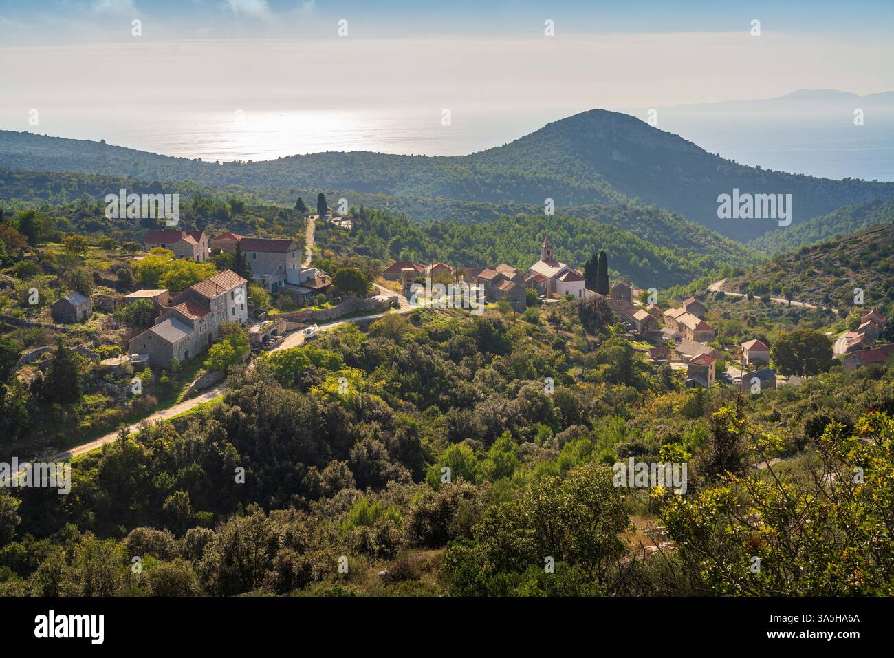 Insel Hvar Stockfoto