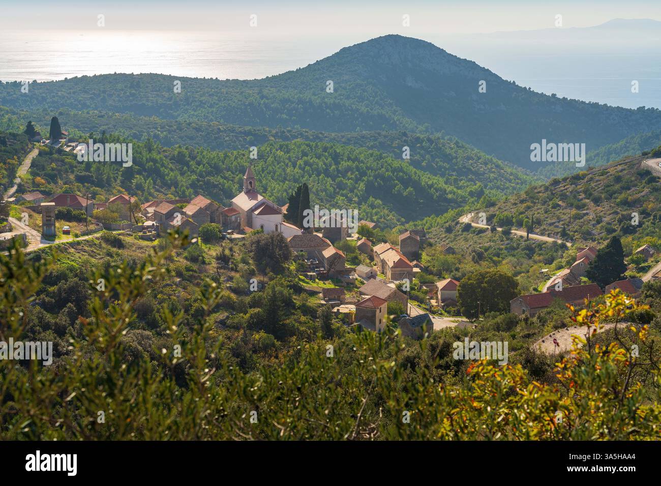 Insel Hvar Stockfoto