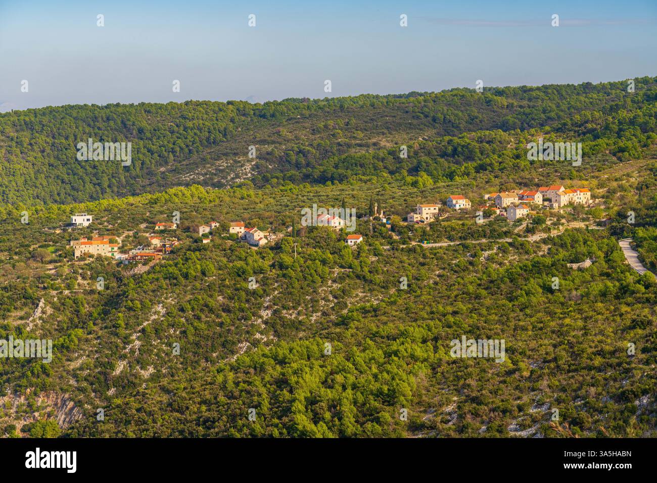 Insel Hvar Stockfoto