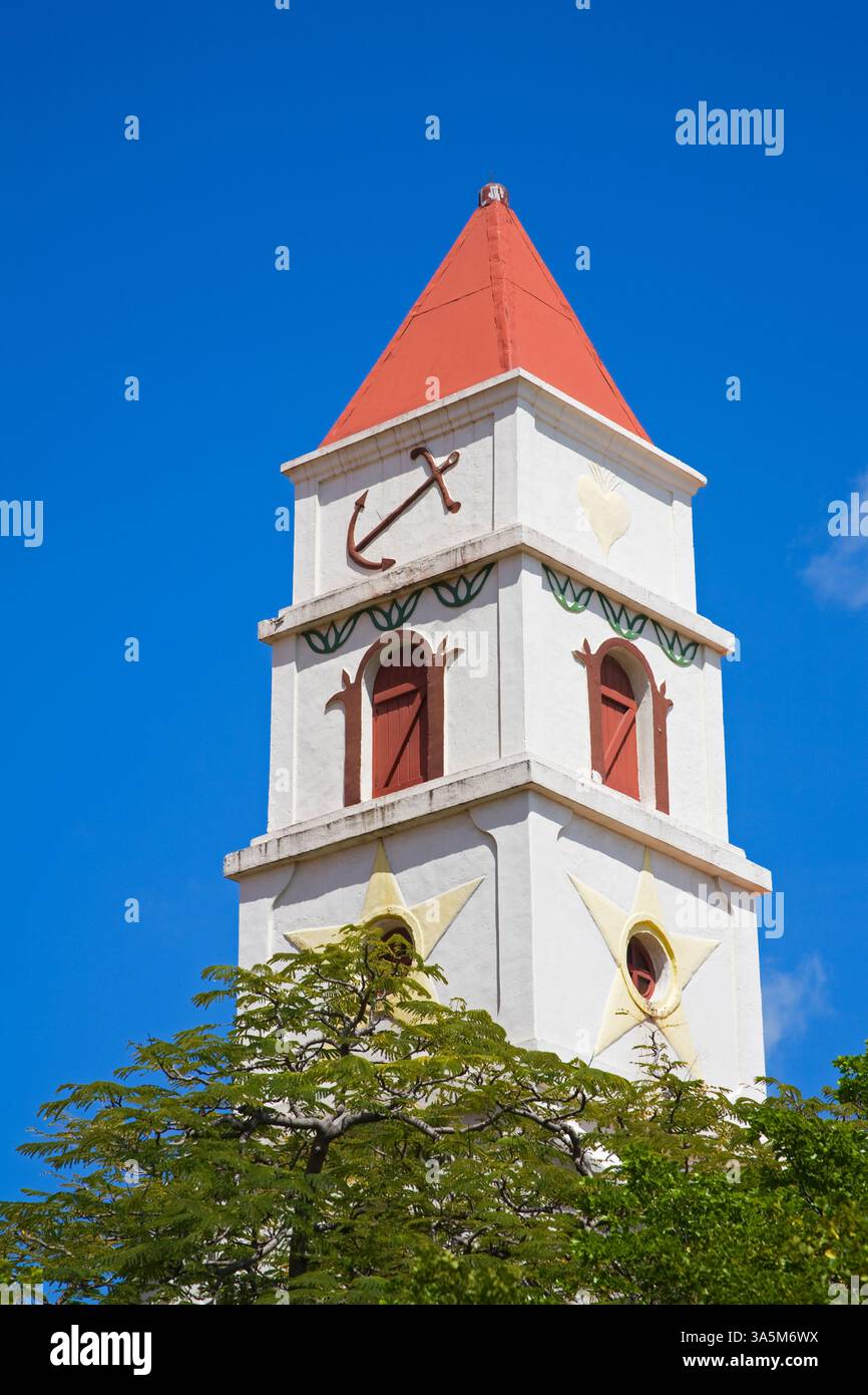 Protestantische Kirche, Oranjestad City, Aruba, Karibik Stockfoto