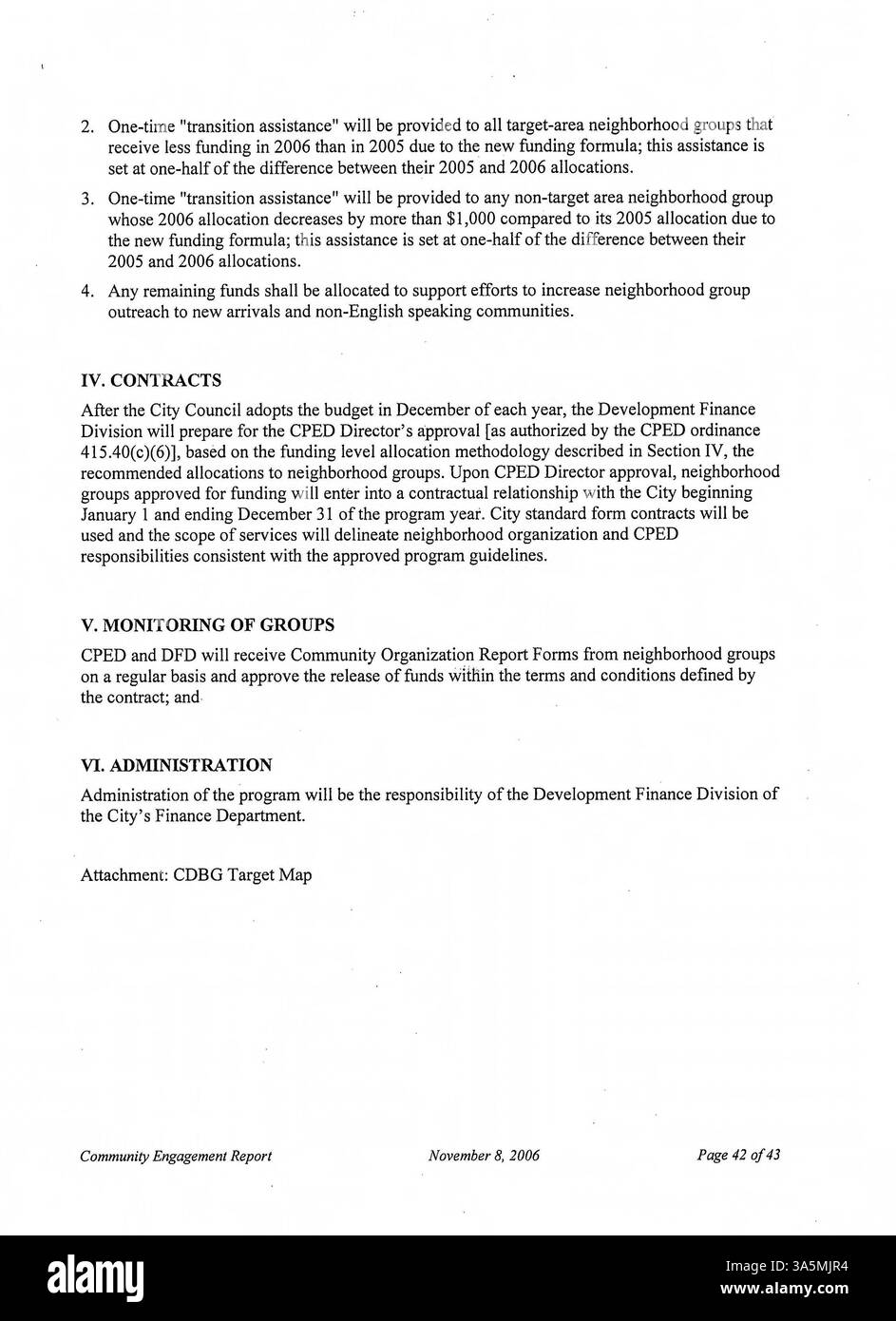 Die 2006 Minuten vom Board of Directors der öffentlichen Bibliothek von Minneapolis liefern eine Übersicht über wichtige Entscheidungen in Bezug auf die Finanzierung von Bibliotheken, politische Änderungen und neue Initiativen, die das Engagement der Gemeinde und die Bibliotheksdienste verbessern sollen. Stockfoto
