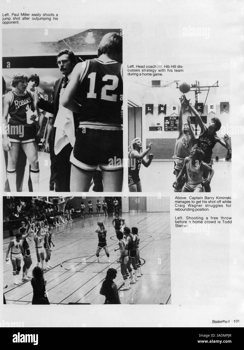Das Robbinsdale High School Yearbook 1980 spiegelt die Aktivitäten, sportlichen und sozialen Aspekte des Schuljahres 1979–1980 wider. Es enthält Porträts von Schülern und Lehrkräften sowie Berichte über Schulvereine, Teams und Veranstaltungen. Stockfoto