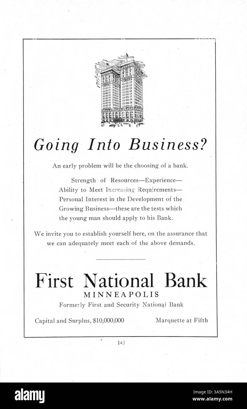 In diesem Jahrbuch der High School werden die wichtigsten Momente des Jahres 1919-1920 festgehalten, darunter Schüler, Lehrer, Leichtathletik und außerschulische Aktivitäten. Stockfoto