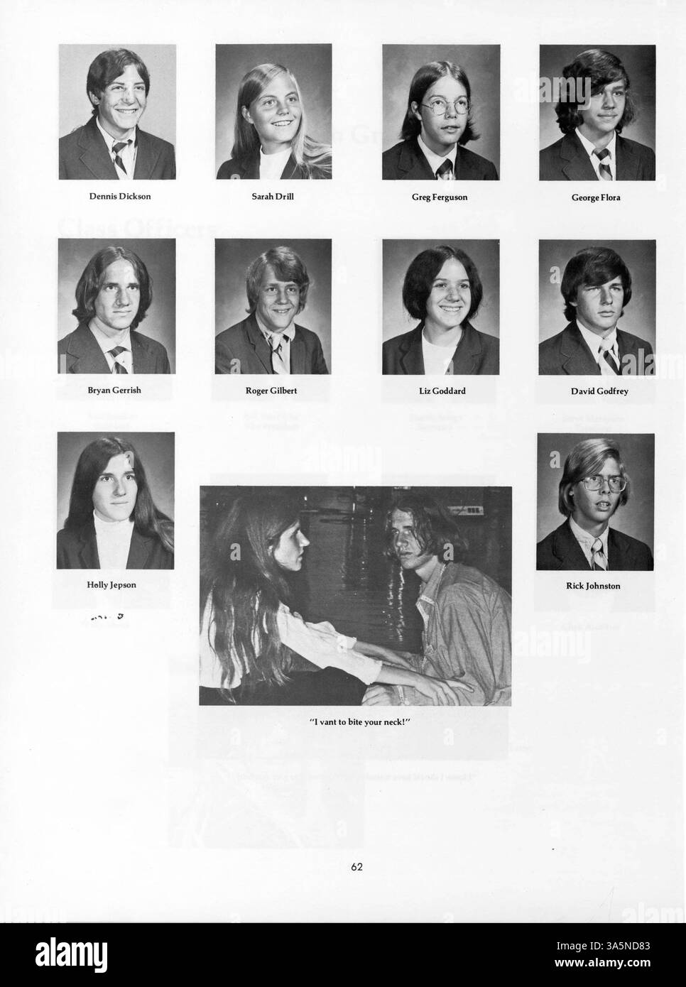 Das Breck Yearbook „Mustang“ 1972 zeigt die Ereignisse der Schule, das Studentenleben, die Lehrkräfte und die Leichtathletik aus dem akademischen Jahr 1971-1972. Stockfoto