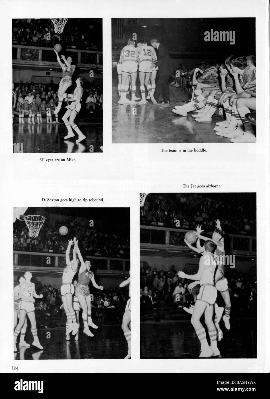 Das Edison Yearbook 1965 bietet einen umfassenden Überblick über das Schuljahr und dokumentiert die Schüler, Lehrkräfte, Vereine, Leichtathletik, und die bedeutenden Beiträge afroamerikanischer Studenten zum akademischen und kulturellen Leben der Schule. Stockfoto