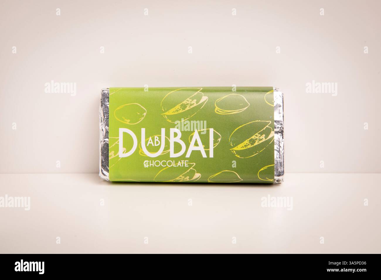 Dubai Chocolate Candy Bar Stockfoto