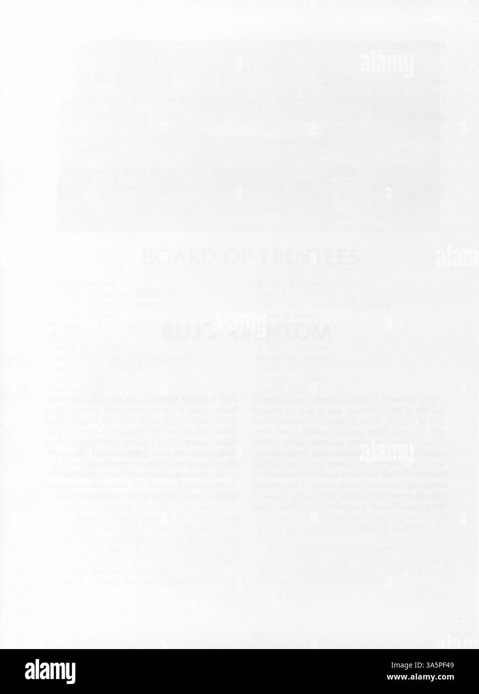 Das Mustang Jahrbuch 1968 der Breck School dokumentiert die Erfahrungen von Schülern, Vereinen, Leichtathletik, Lehrkräften und wichtigen Veranstaltungen während des Schuljahres 1967-1968. Stockfoto