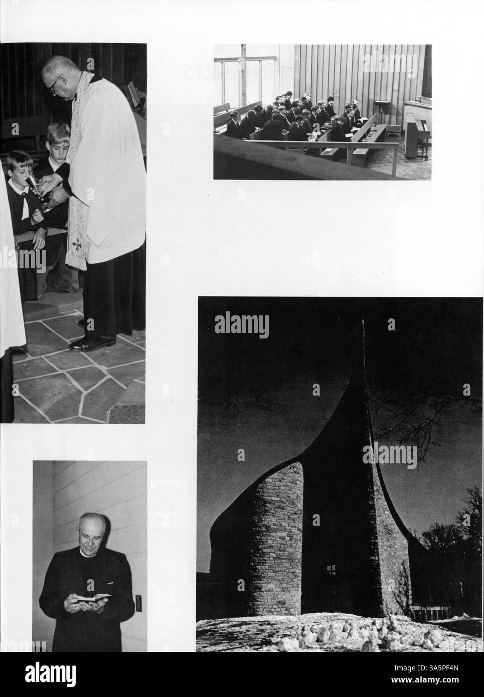 Dieses Mustang Jahrbuch 1968 dokumentiert die Leistungen der Schüler, Schulveranstaltungen, sportliche Aktivitäten und Beiträge der Lehrkräfte während des Schuljahres 1967-1968 an der Breck School. Stockfoto