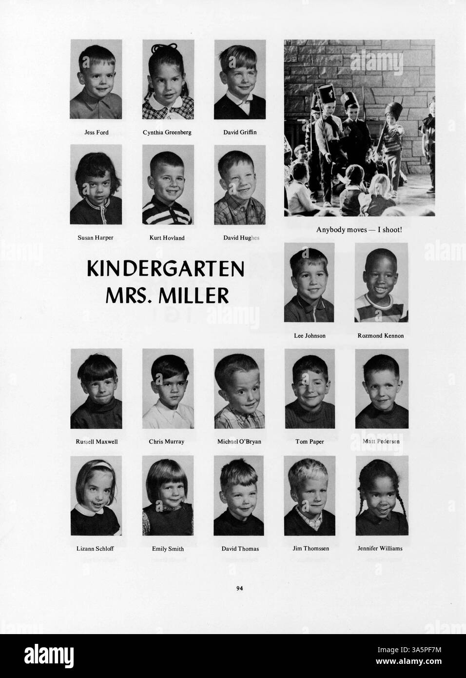 Das Mustang Yearbook 1968 dokumentiert wichtige Ereignisse, Aktivitäten der Studenten, Sport, Lehrkräfte und akademische Leistungen an der Breck School für das akademische Jahr 1967-1968. Stockfoto