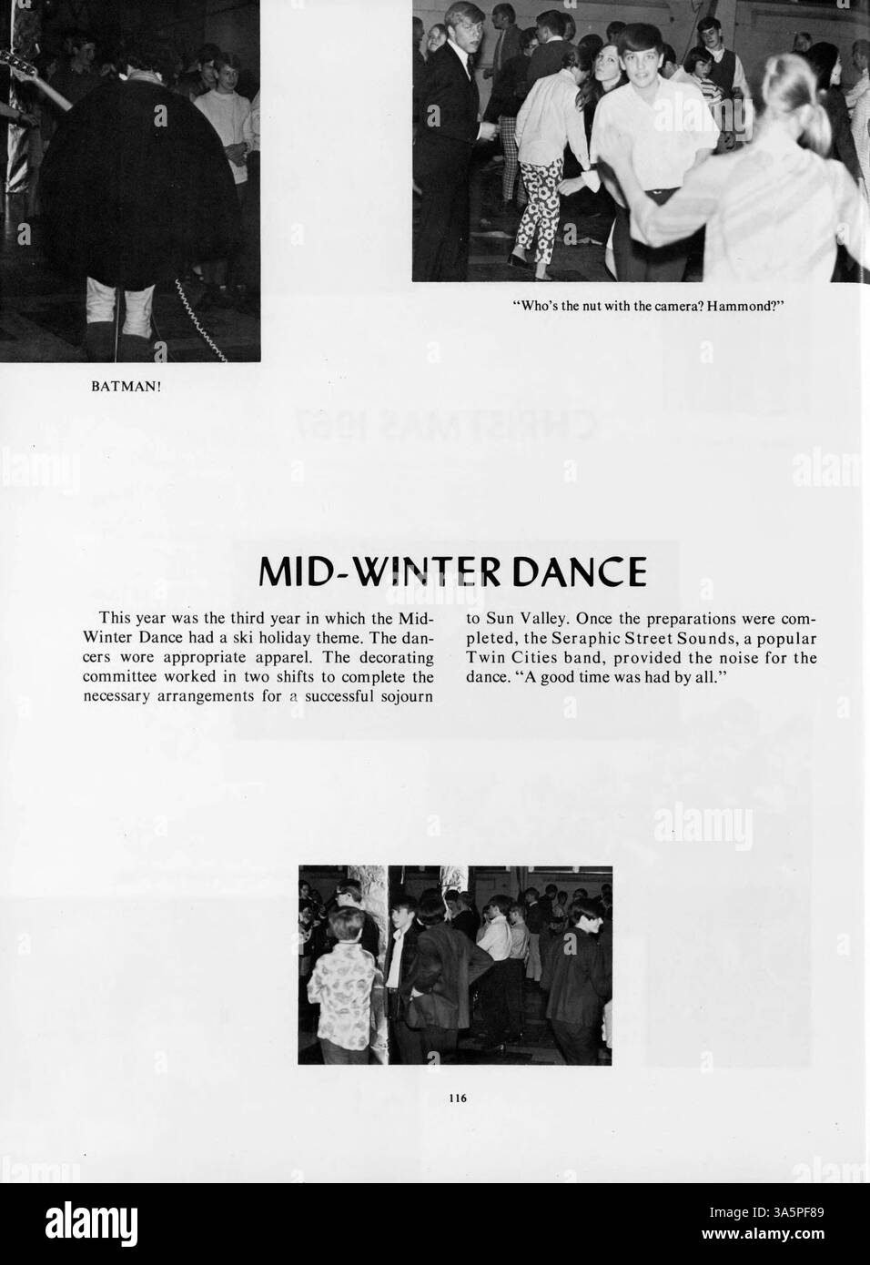 Dieses Mustang Jahrbuch 1968 spiegelt die akademischen, sportlichen und außerschulischen Aktivitäten der Breck School wider und erfasst die wichtigsten Momente und die Leistungen der Schüler aus dem Schuljahr 1967-1968. Stockfoto