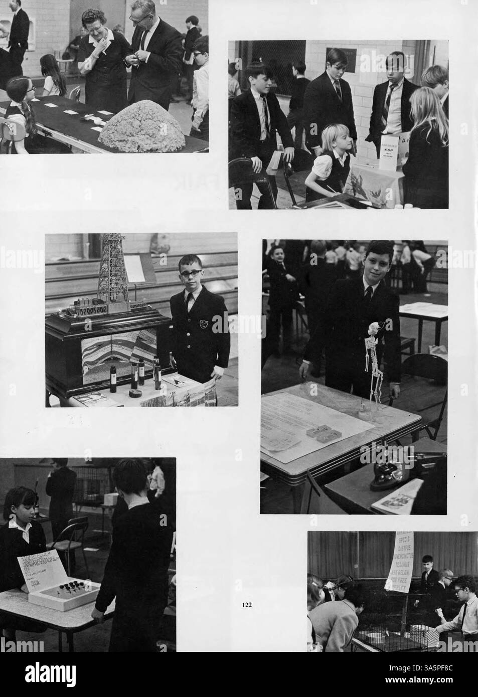 Diese Ausgabe 1968 des Mustang Jahrbuchs der Breck School dokumentiert die Erfolge, Aktivitäten und Schülerveranstaltungen aus dem Schuljahr 1967-1968. Stockfoto