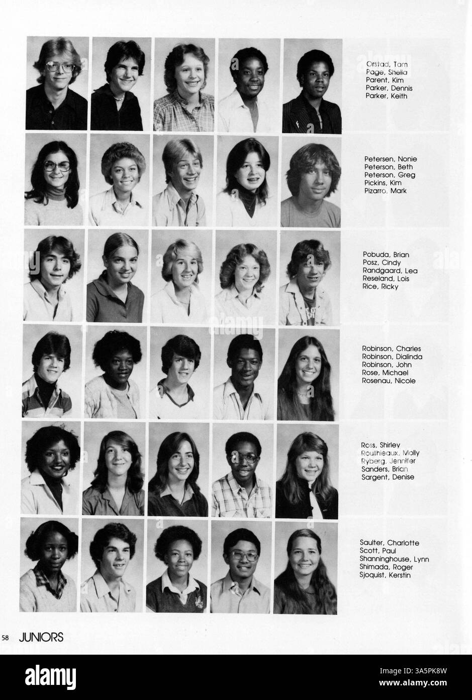 Das Centralian 1981 bietet einen Einblick in das Studentenleben, die Lehrkräfte, die Leichtathletik und die Schulveranstaltungen an der Central High School während des akademischen Jahres 1980-1981. Stockfoto