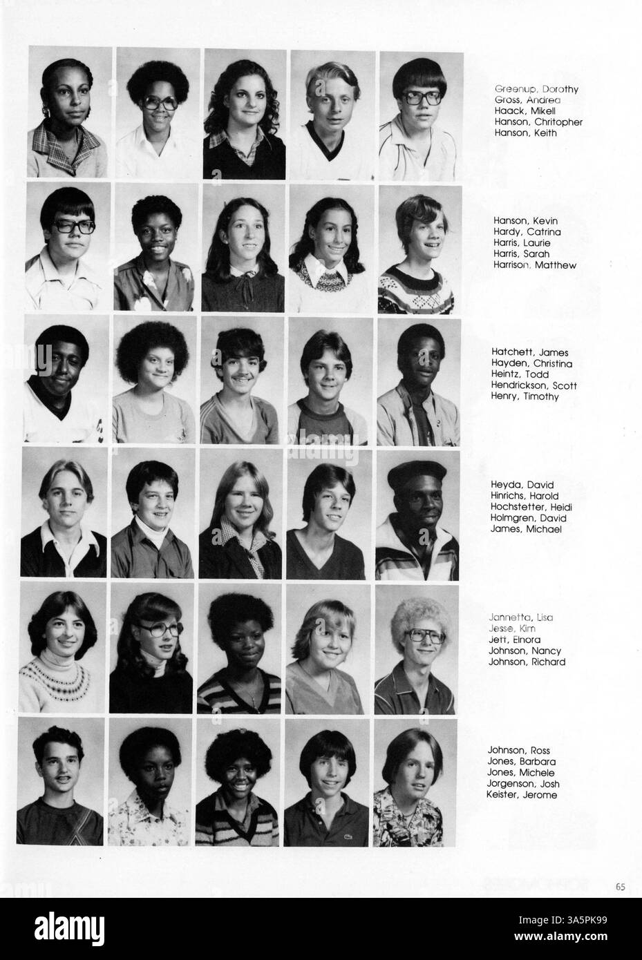 Das Jahrbuch 1981 Centralian bietet eine detaillierte Momentaufnahme des Schuljahres 1980-1981 und dokumentiert das Leben der Schüler, die Leichtathletik, die Fakultät, die Vereine, und wichtige Ereignisse an der Central High School. Stockfoto