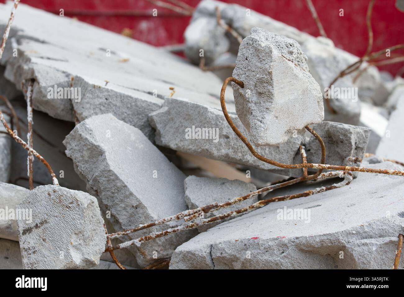 Arbeitsplatz in einem Dorf in Dänemark Stockfoto