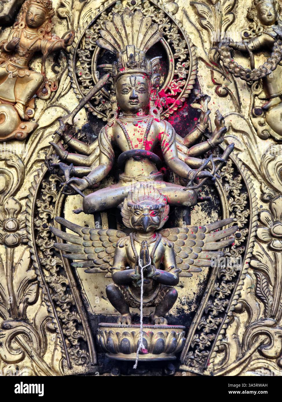 Wakupati Narayan Tempel in Bhaktapur, Nepal. Stockfoto