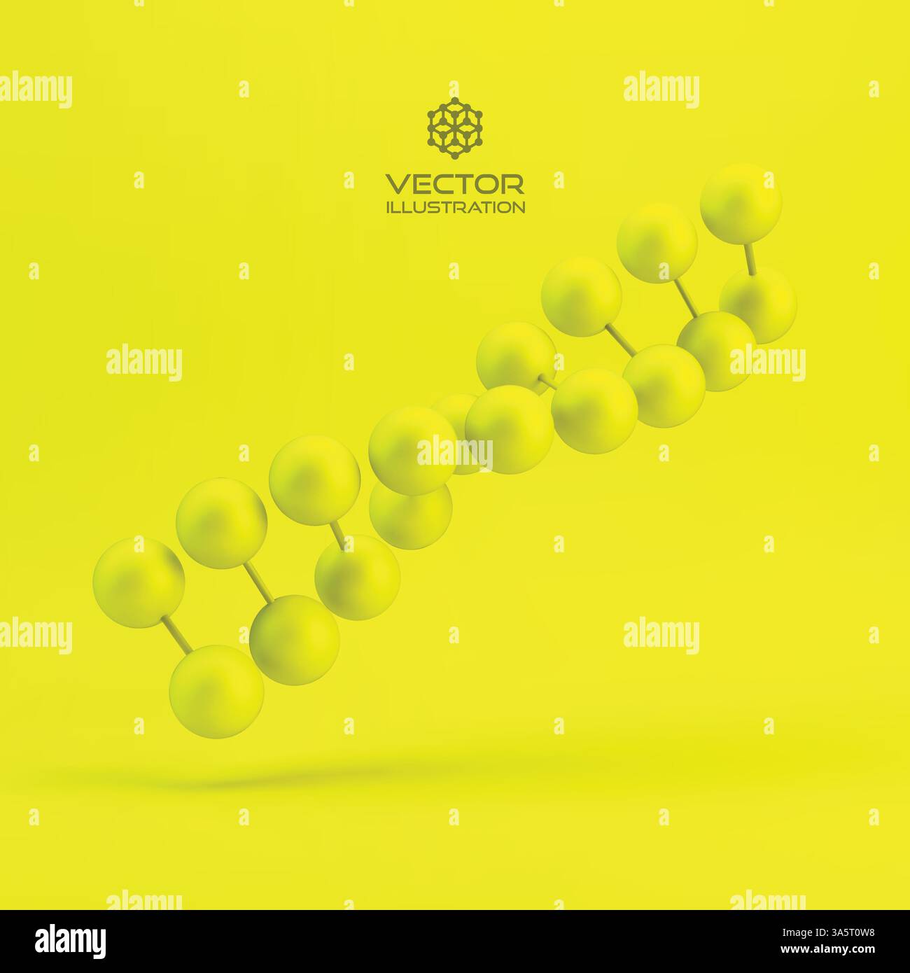 Vektordarstellung der dna-Struktur in 3d. Kann als Hintergrund für Ihre Präsentation verwendet werden. Stock Vektor Vektordarstellung der dna-Struktur in 3d. Kann als Hintergrund für Ihre Präsentation verwendet werden. Stock Vektor