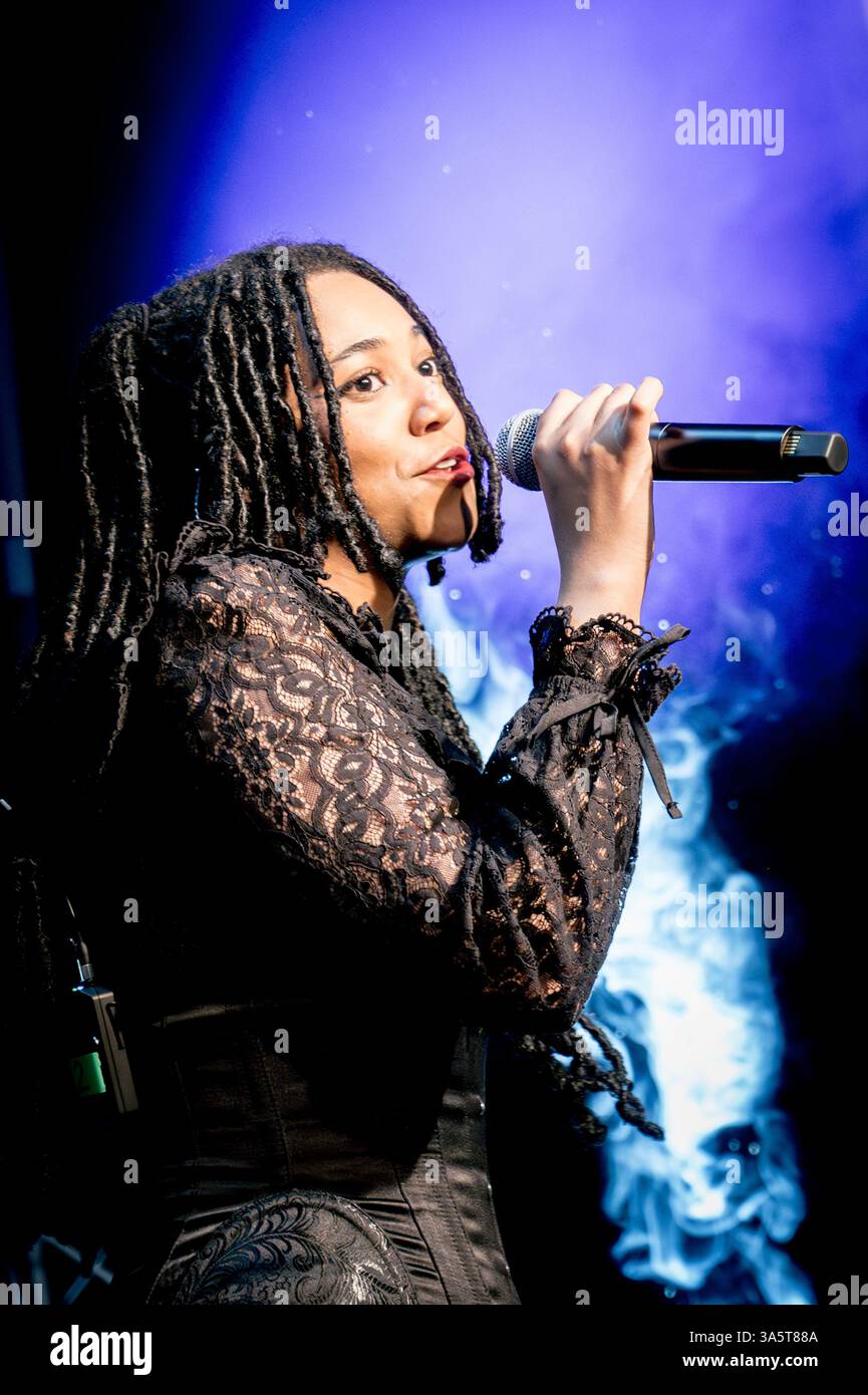 12. März 2025: Austin, Texas: Alt Blk Era tritt während der SXSW 2025 in der British Music Embassy auf. Stockfoto